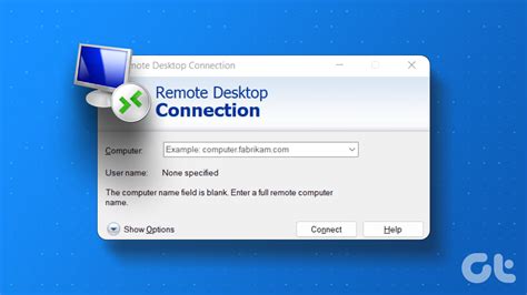 Remote desktop windows